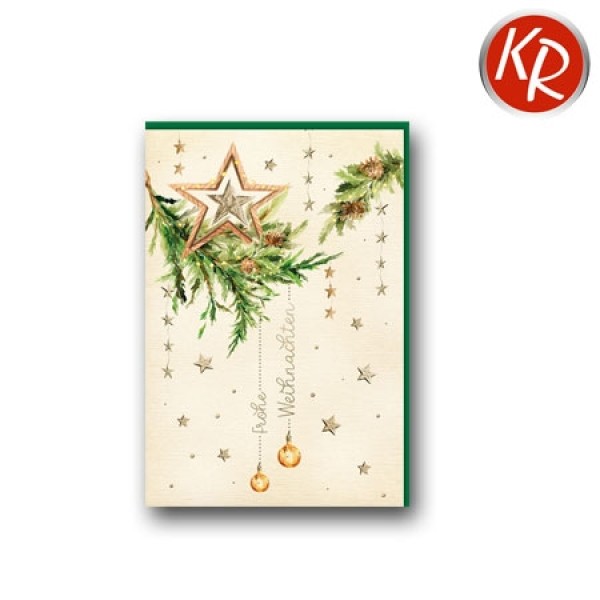 Wrendale Weihnachtskarte \"Besinnliche Weihnachtstage\" | Motiv Pferd & Rotkehlchen | Doppelkarte 15x15 Cm | Inkl. Umschlag